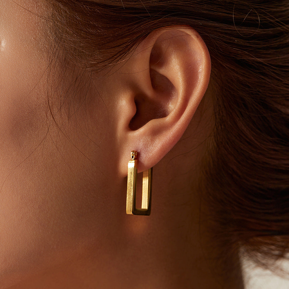 18k Gold Hypoallergenic Earrings